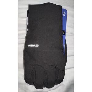 NEW Head Mens Waterproof Hybrid Gloves Touchscreen Sensatec Black Large